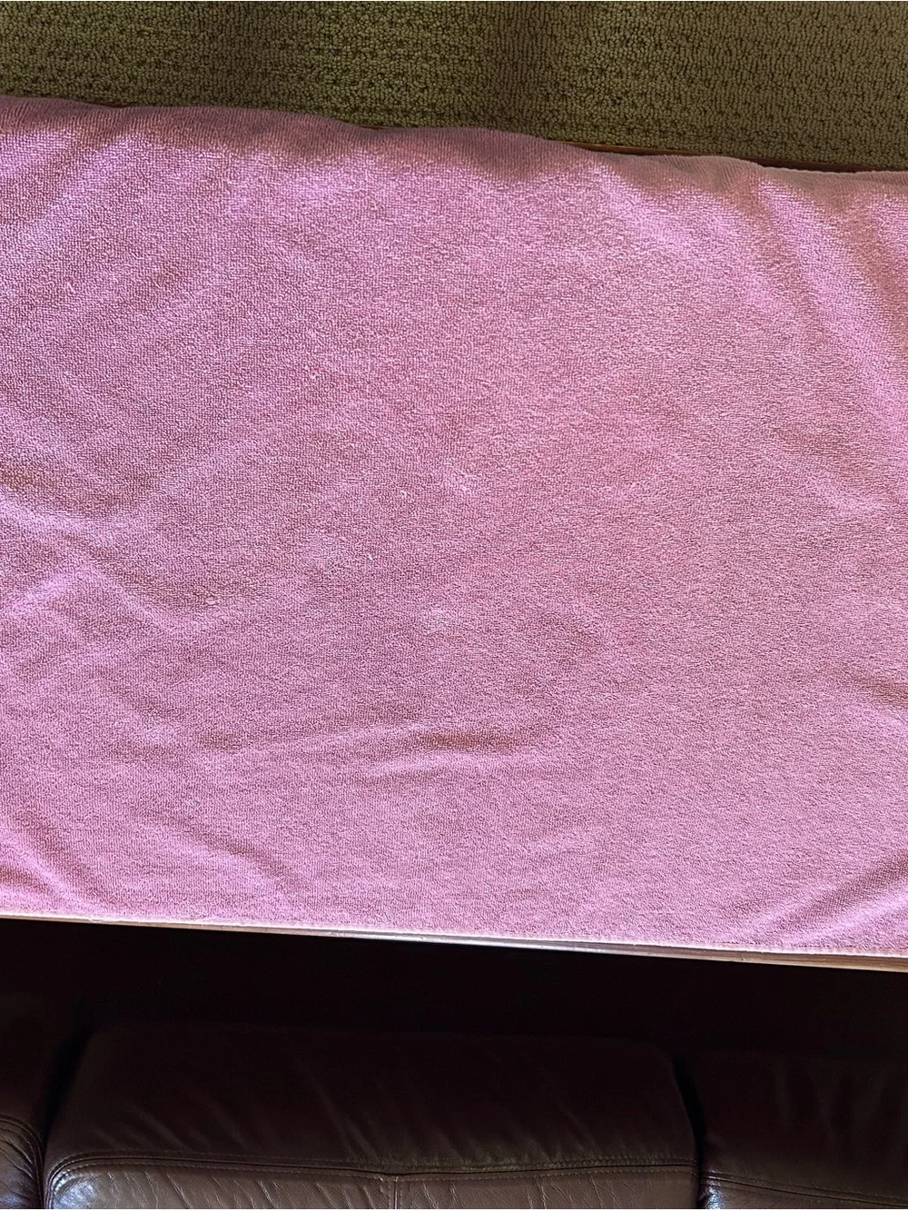 Vtg. Cannon Royal Family Pink Shell-Embossed Bath Towels - Set of 3 23” x 43”
